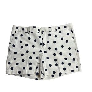 Ann Taylor The 6 Inch Mid Rise Polka Dot Shorts